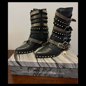 Jeffrey Campbell Draco Stud Boots